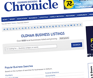 Whitworth Now business listings example